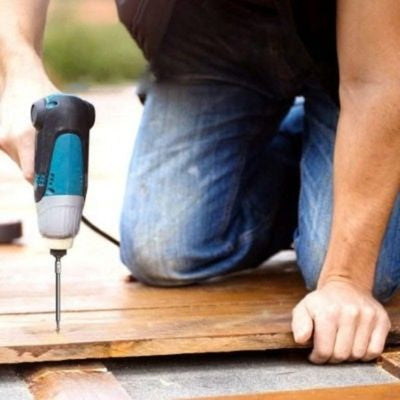 tournevis installation terrasse bois
